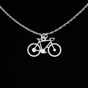 Bicycle Necklace - Bicycle Gift - Bicycle Jewelry - Sterling Silver