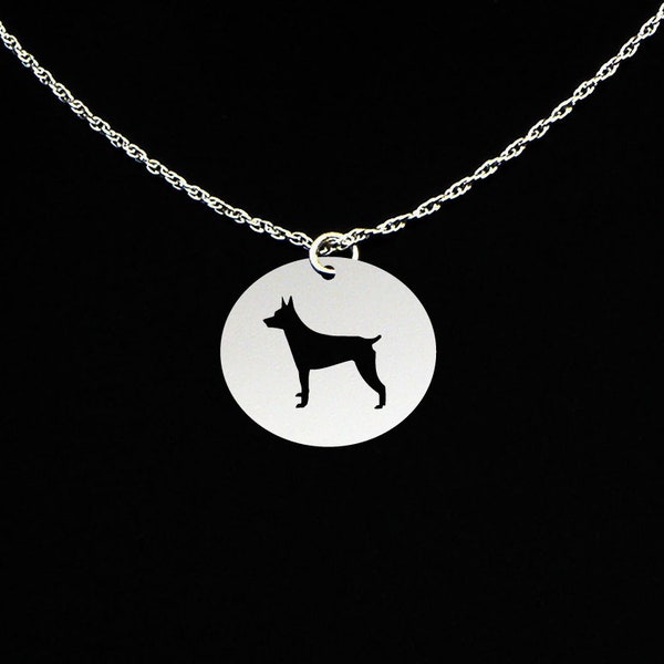 Rat Terrier Necklace, Rat Terrier Jewelry, Rat Terrier Gift, Sterling Silver, Dog Memorial Gift, Dog Loss Charm, Dog Sympathy Pendant