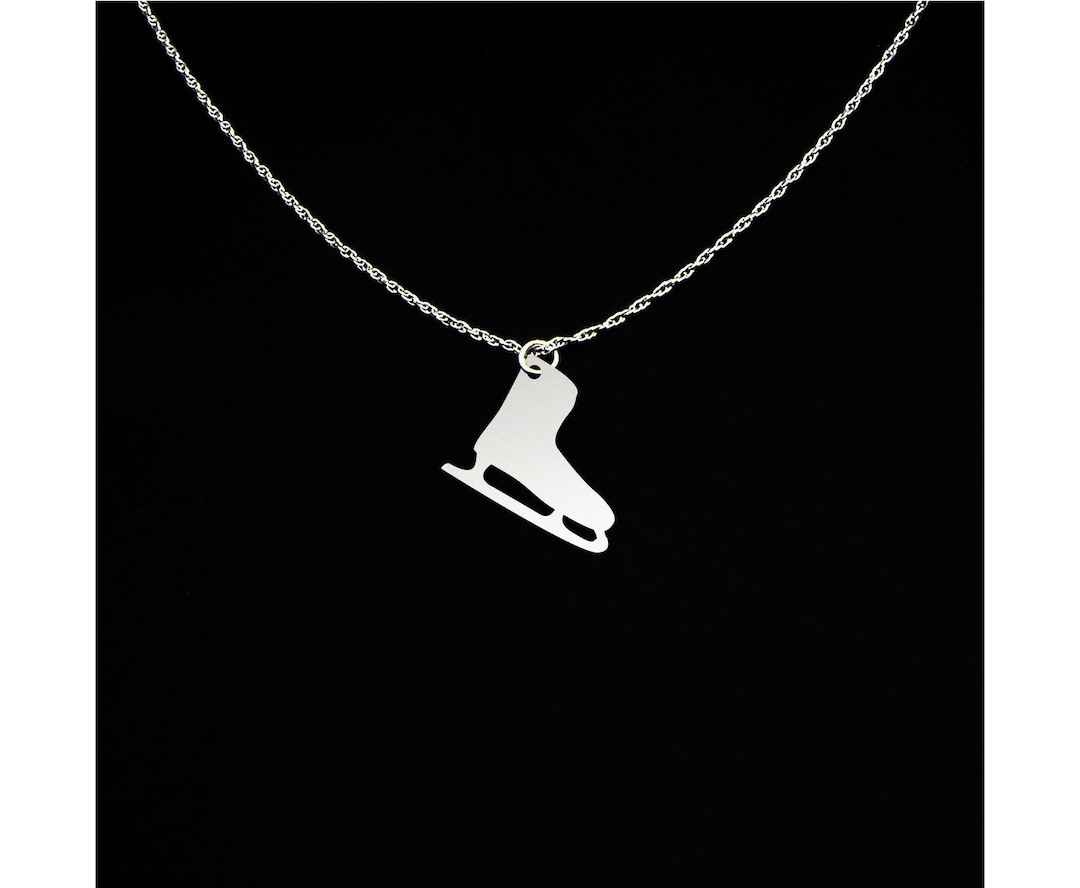 Ice Skate Necklace Ice Skate Gift Ice Skate Jewelry Ice Skating