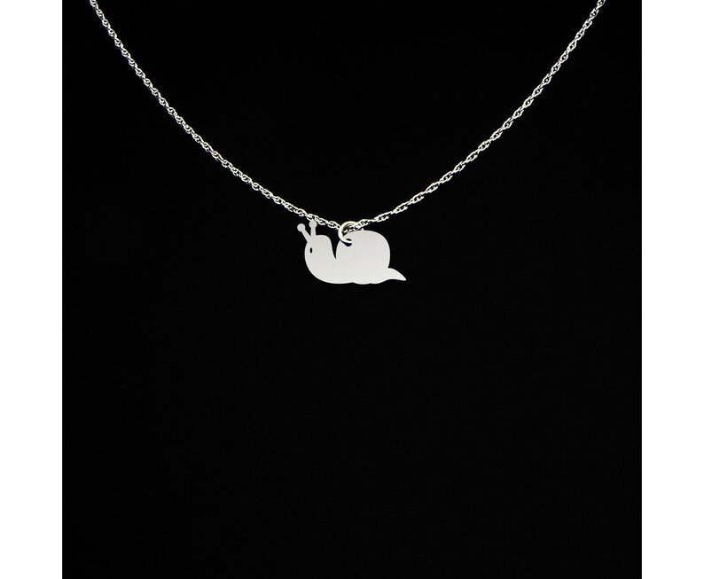 Snail Necklace Snail Jewelry Snail Gift Sterling Silver image 1