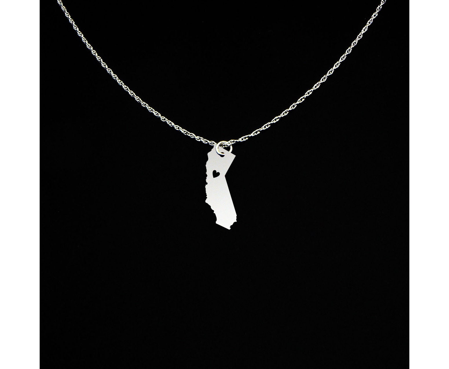 California Necklace California Jewelry California Gift Etsy