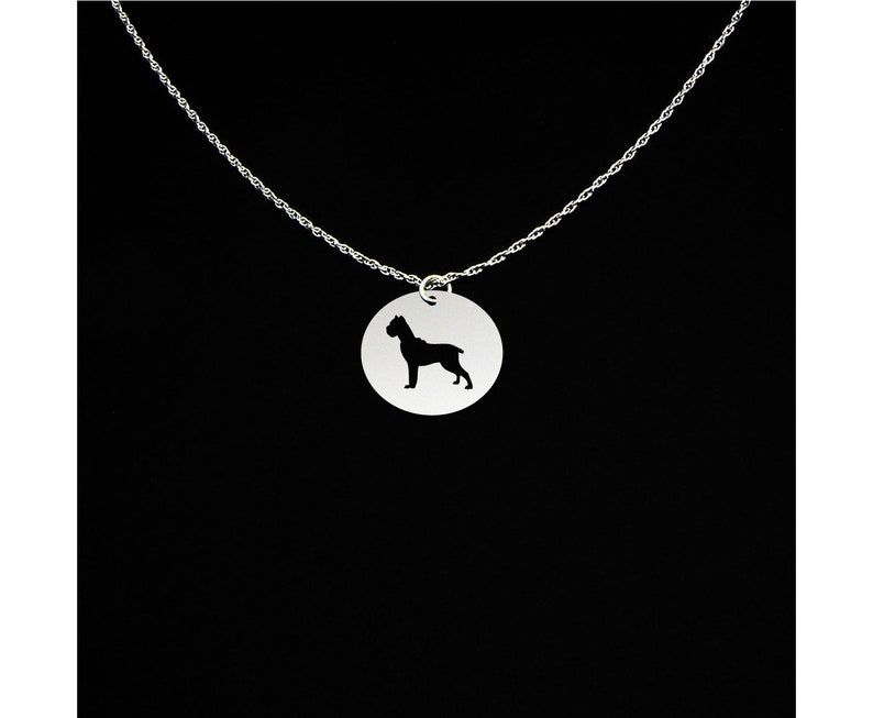 Cane Corso Necklace Cropped Cane Corso Jewelry Cane Corso Etsy