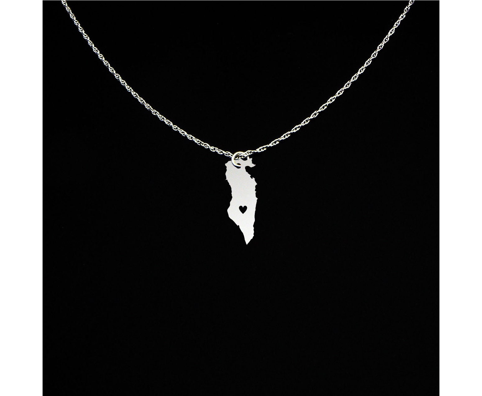 Bahrain Necklace Bahrain Jewelry Bahrain Gift Sterling Etsy