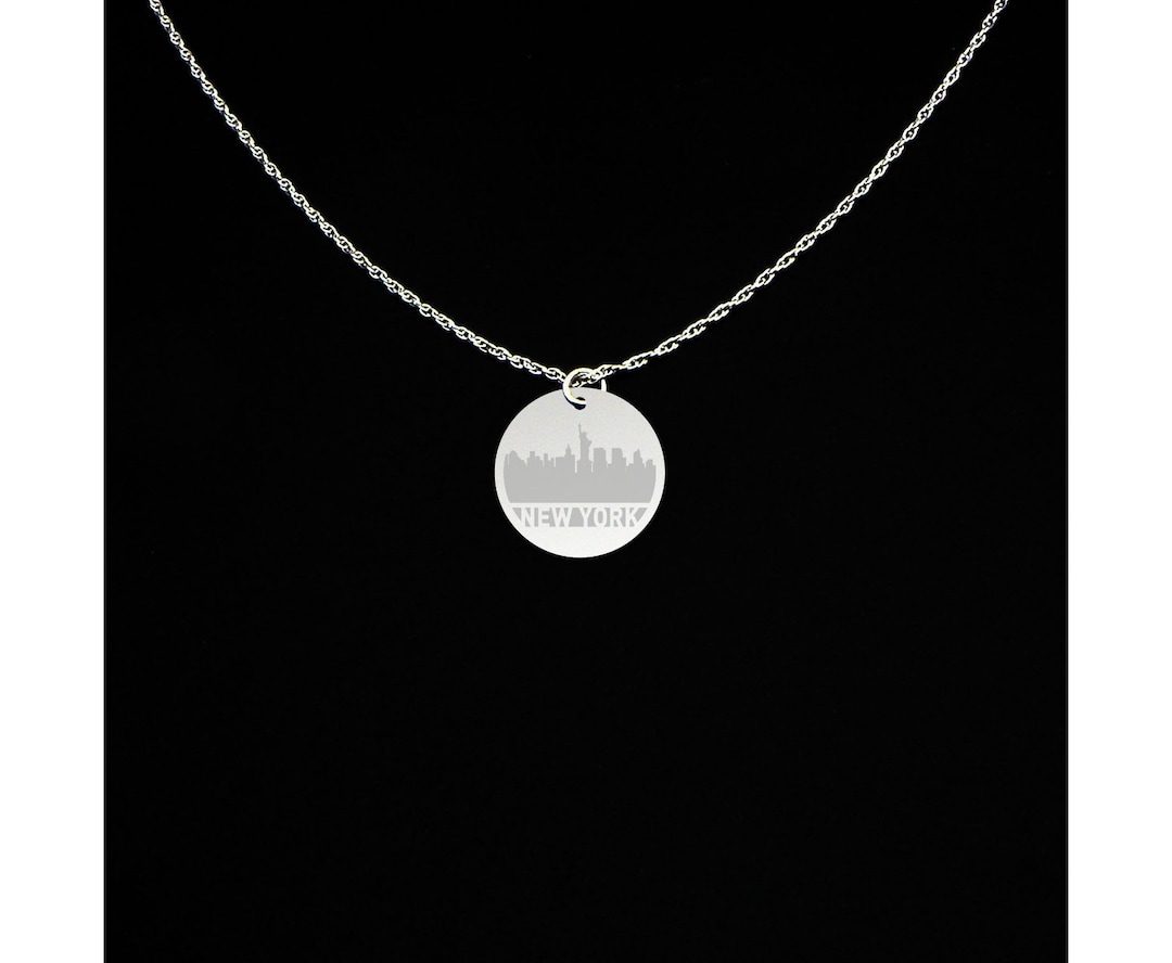 New York City Necklace New York City Skyline Jewelry New York City