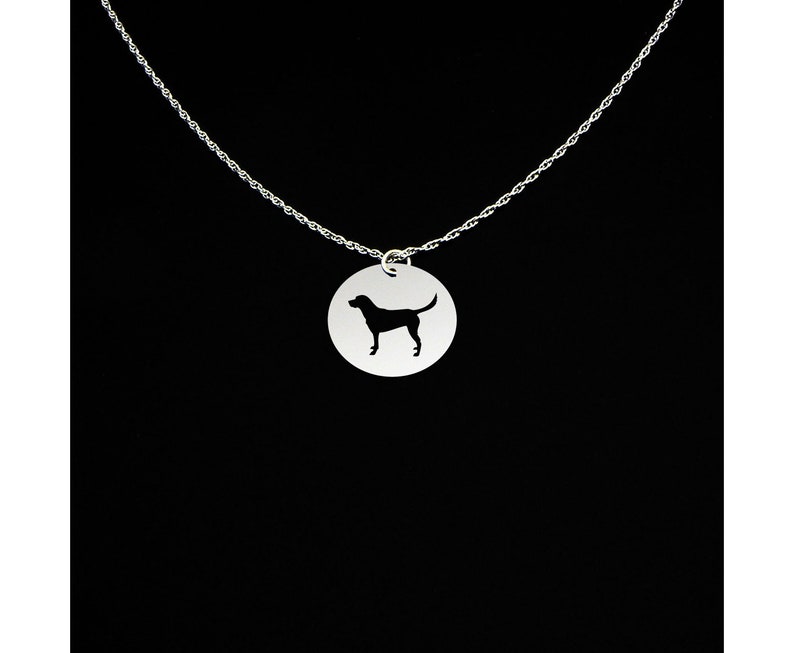 Labrador Retriever Necklace, Labrador Necklace, Labrador Gift, Dog Necklace, Sterling Silver, Dog Memorial Gift, Dog Pendant Charm image 1