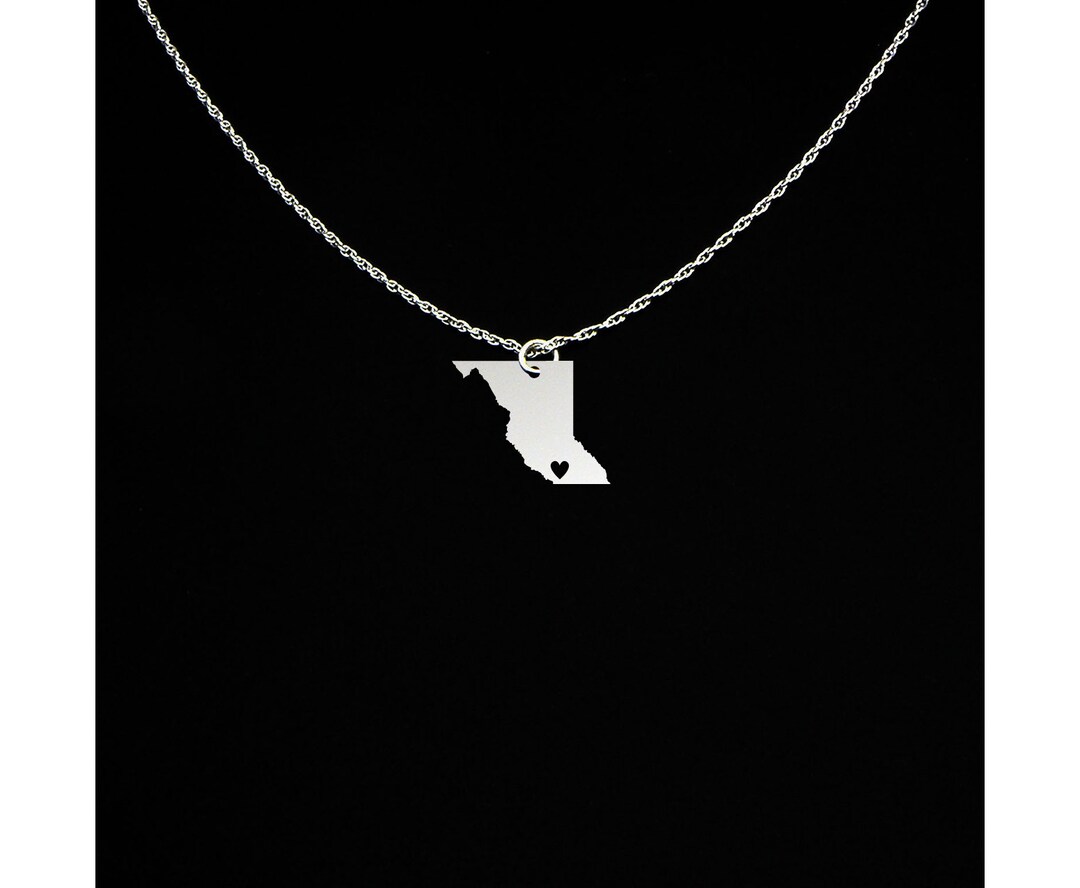 British Columbia Necklace British Columbia Gift British Columbia