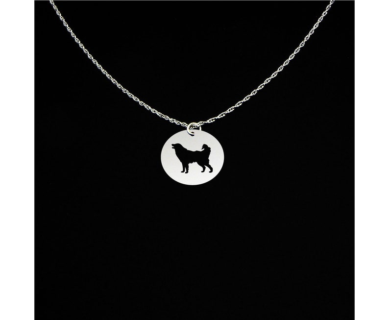 Tornjak Necklace, Tornjak Jewelry, Tornjak Gift, Sterling Silver, Dog Memorial Gift, Dog Loss Charm, Dog Sympathy Pendant image 1