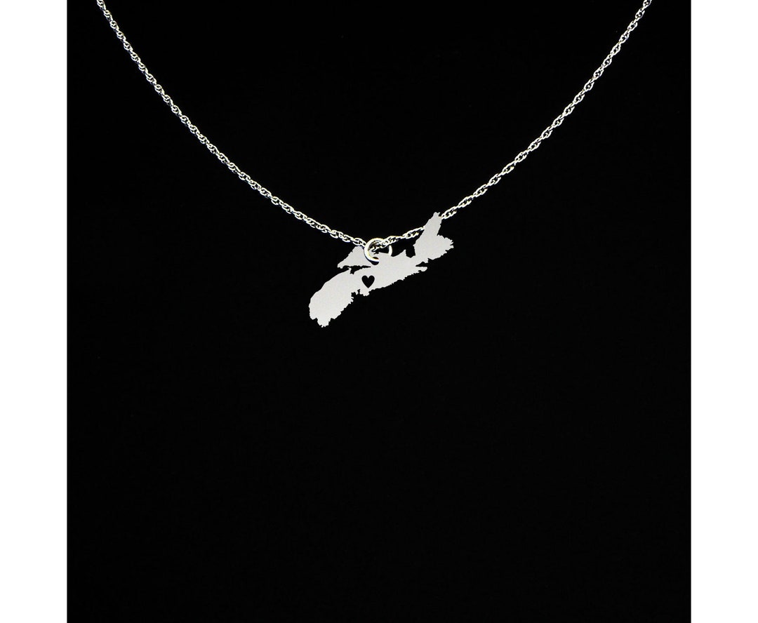 Nova Scotia Necklace Nova Scotia Jewelry Nova Scotia Gift Sterling