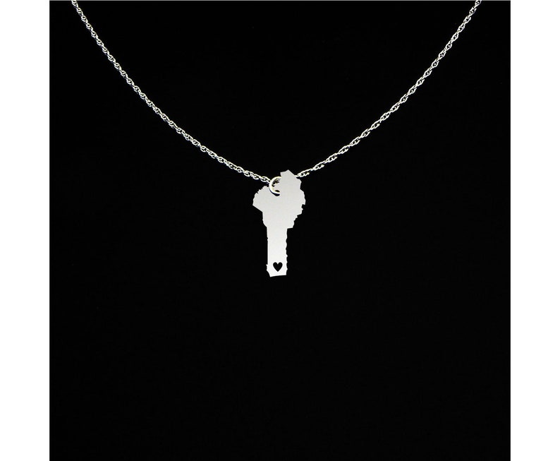 Benin Necklace Sterling Silver Benin Gift Benin Jewelry