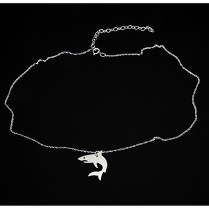 Great White Shark Necklace Great White Shark Jewelry Great White Shark Gift Sterling Silver image 2