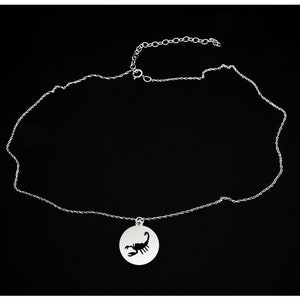 Scorpion Necklace Scorpion Jewelry Scorpion Gift Sterling Silver image 2