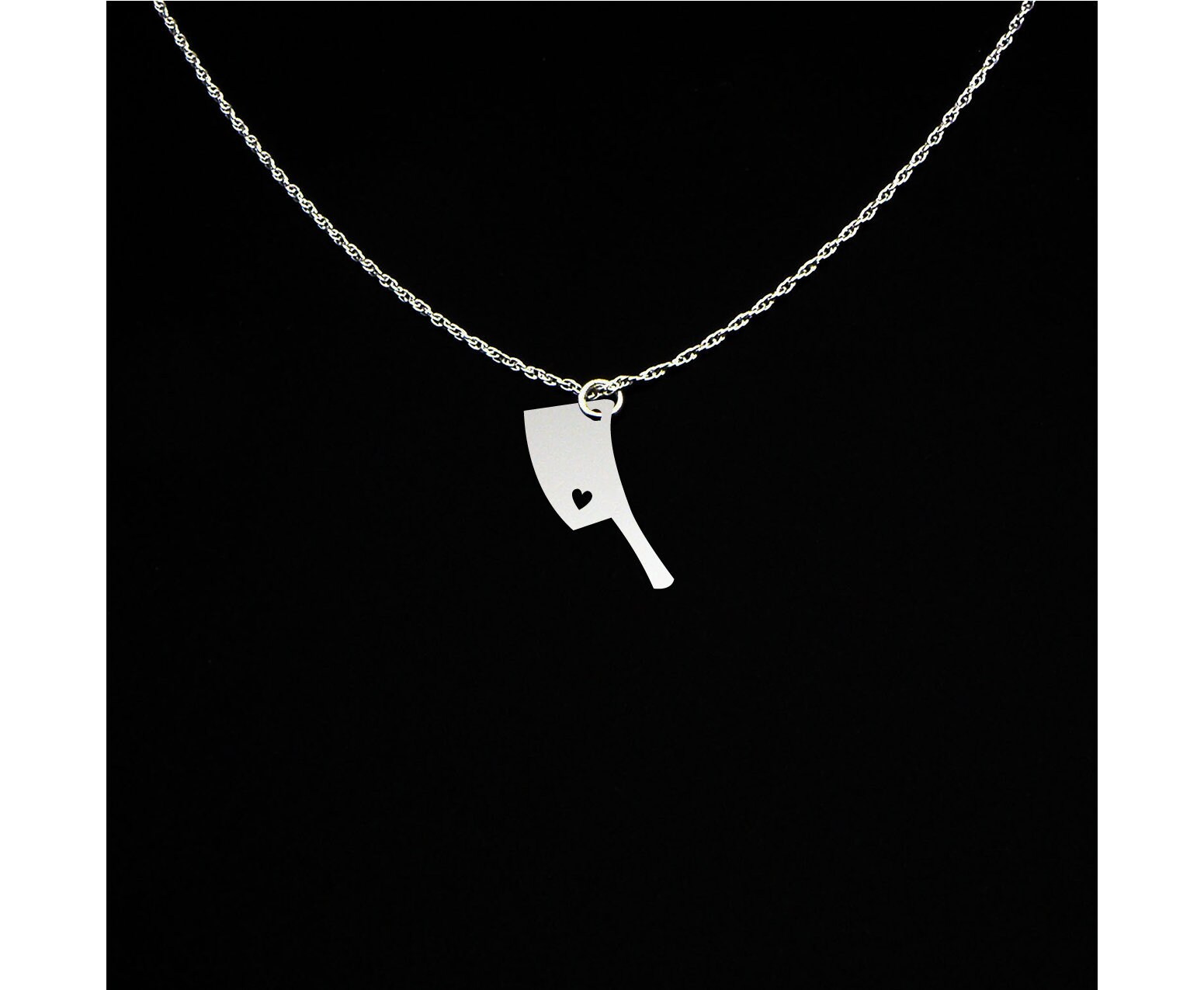 ネックレス・チョーカー BLENDOFF Cleaver Knife Necklace Silver 925 Amazon.com: .925 Sterling Silver 1-1/4