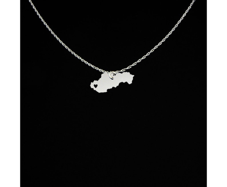 Slovakia Jewelry Sterling Silver Slovakia Gift Slovakia Necklace
