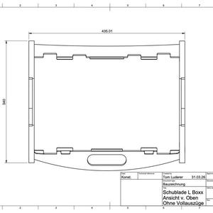 Coulisses de tiroir Sortimo - système de tiroirs pour outils et boîtes de rangement