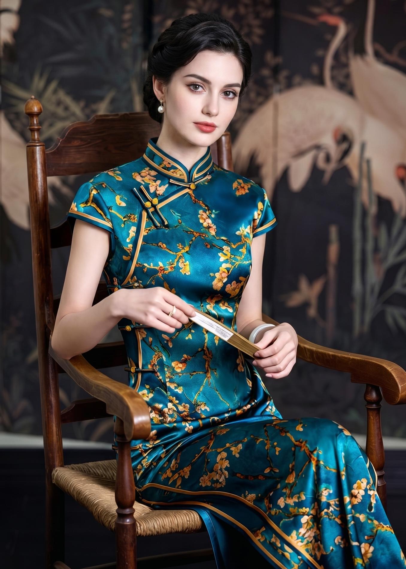 Mulberry Silk Qipao - Etsy