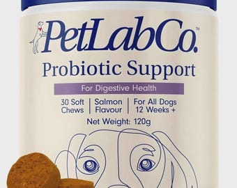 PetLab Co. Probiotic Dog Chews – Gut Health Support for Itchy Skin & Yeast Balance