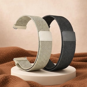 Magnetic Milanese Mesh Watch Band Stainless Steel Strap Compatible with Samsung Galaxy Watch 7 6 5 4 20mm 22mm Huawei GT3