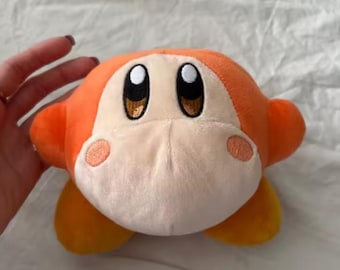 Orange Waddle Dee Plush Toy | Soft Kirby Character Stuffed Animal 13cm