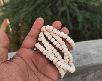 Handmade Sandalwood Mala 108 Beads | Natural Chandan Japa Mala 8mm | Meditation Yoga Necklace