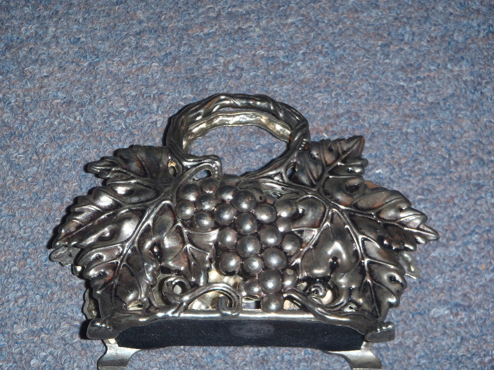 Silver Plated Napkin Holder By Studio Silversmith China Grape Etsy