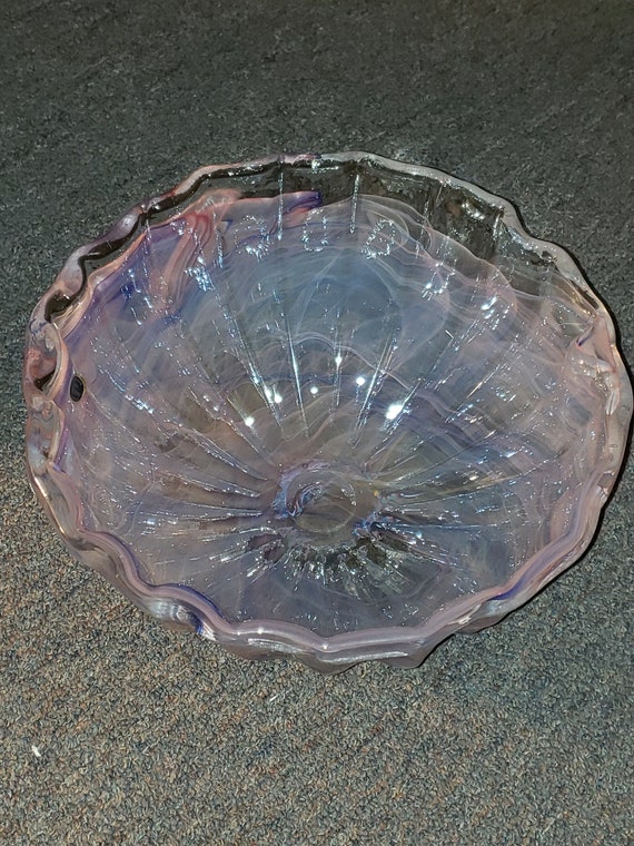 Rare Italian Lavorazione Murano Art Lavorazione T. Murano Blown Art Glass