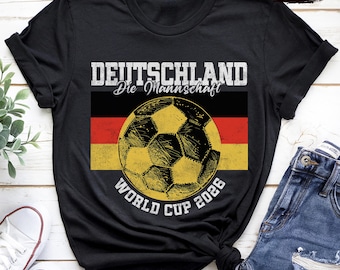 Deutschland Shirt, Die Mannschaft Tee, Germany Soccer Shirt, Vintage German Football Tee, World Cup 2026 Germany Fan Shirt