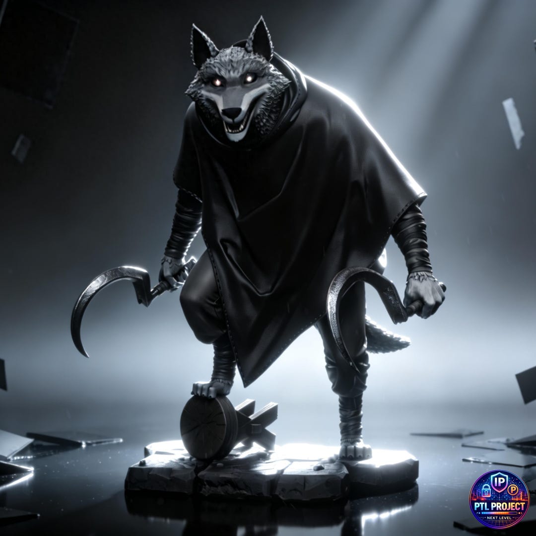 Reaper Wolves Death Fanart STL Statue | 1/6 Scale | Wolf Reaper With Dual Sickles ...