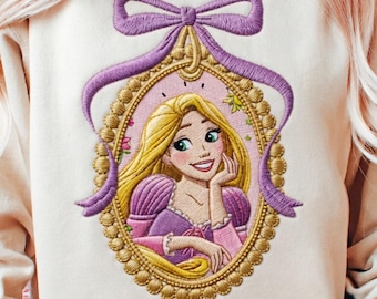 Rapunzel Prinzessin Stickdatei, Disney Rapunzel Prinzessin Stickdatei, Rapunzel und Pascal, Magic Kingdom, Disneyland Stickdatei