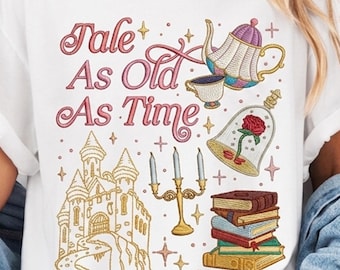 Die Schöne und das Biest Stickdatei, Belle Princess Stickdatei, Disney Prinzessinnen, Magic Kingdom, Disneyland Embroidery