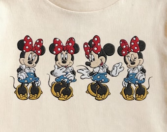 Minnie Maus Stickdatei, Disney Minnie Shirt, Minnie Maus Shirt, Minnie Maus Shirt, Disney Geschenk Shirts, Disney Shirts Kinder, Minnie Shirt
