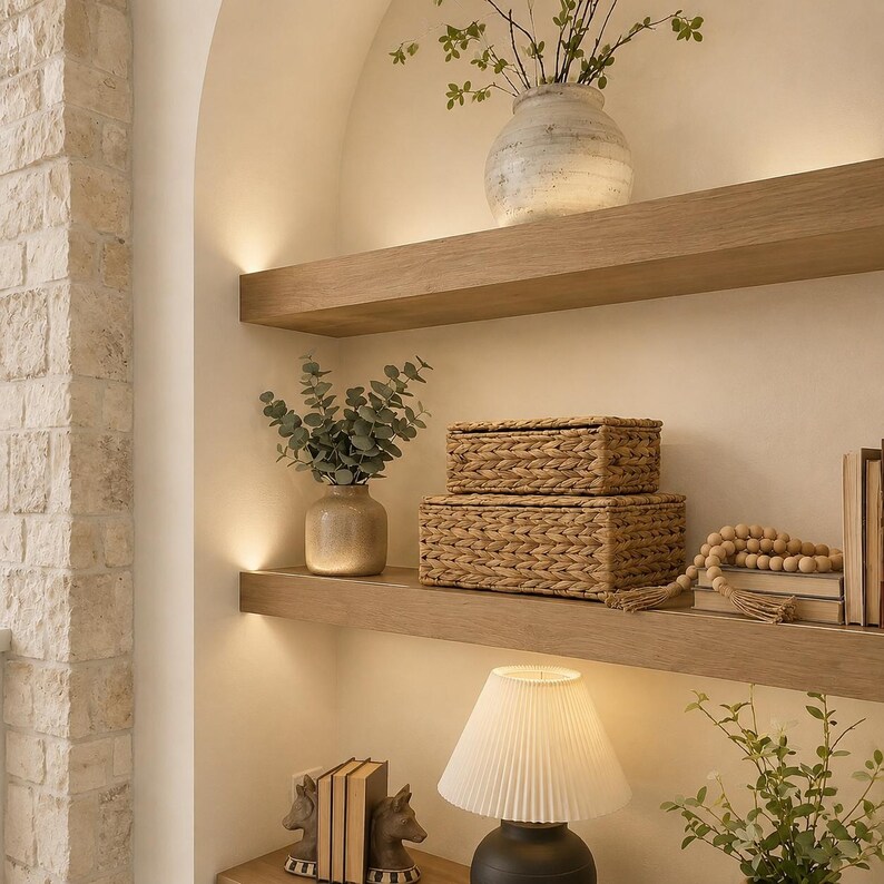 Set of 2 Wicker Storage Bins With Lids - Decorative Rattan Organizer ...