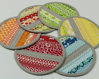 Zakka style potholders/SET OF 4