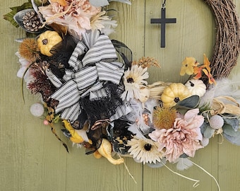 Large Halloween/Fall wreath