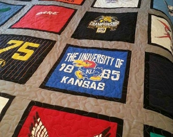 Custom T-Shirt Quilt / Various Sizes