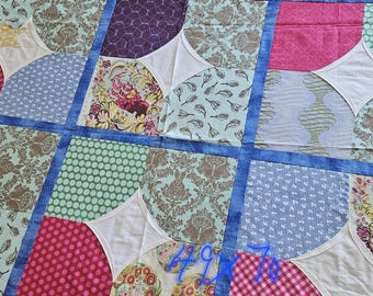 colorful quilt  top
