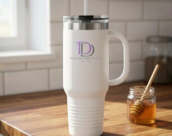 Dugouts/Devotees Logo 40oz Tumbler | Insulated Travel Mug