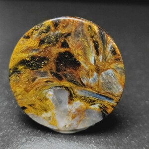 Natural Pietersite Cabochon, Rectangular Storm Stone.