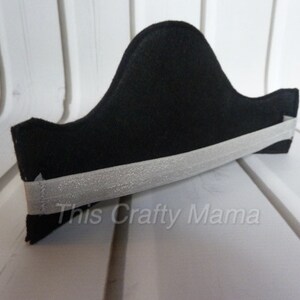 Personalized Felt Pirate Hat image 4