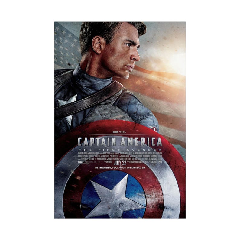 Captain America The First Avenger / Premium Matte vertical poster image 1