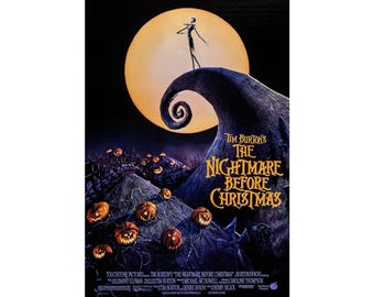 The Nightmare Before Christmas / Premium Matte vertical poster