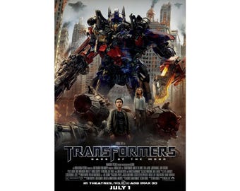 Transformers Dark Of The Moon / Premium Matte vertical poster