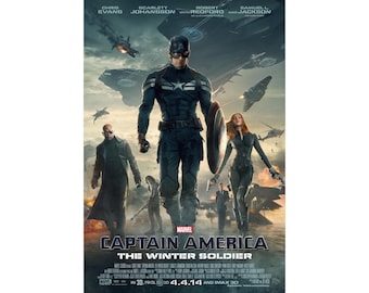 Captain America The Winter Soldier / Premium Matte vertical poster