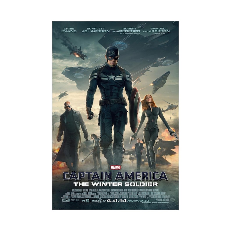 Captain America The Winter Soldier / Premium Matte vertical poster image 1