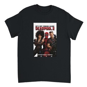 Deadpool 2 Movie Poster T-Shirt: Unleash Your Inner Anti-Hero in Black or White Black