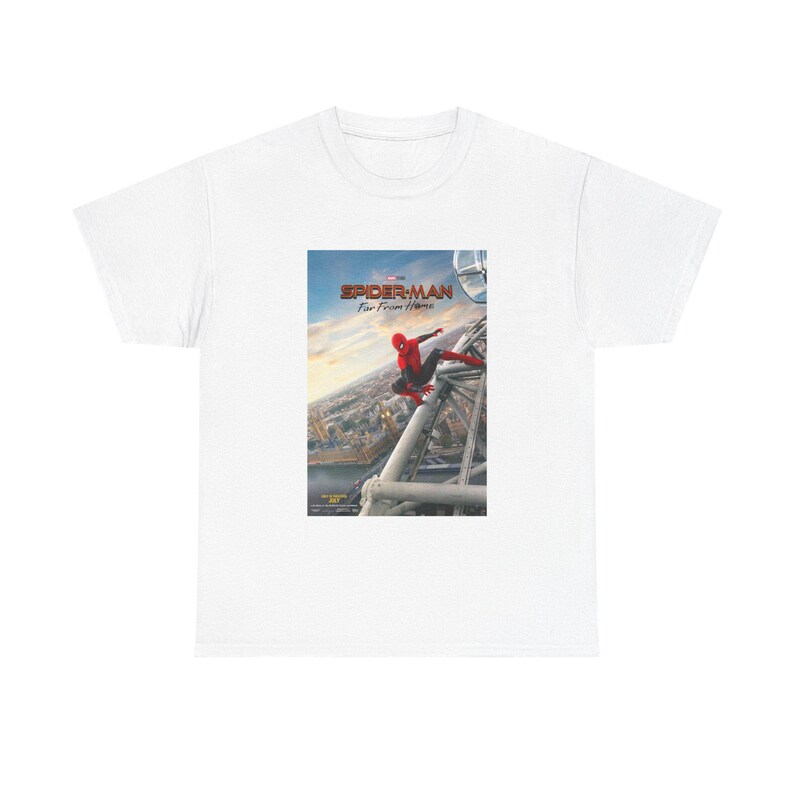 Spiderman Far From Home / Premium uniseks T-shirt afbeelding 2