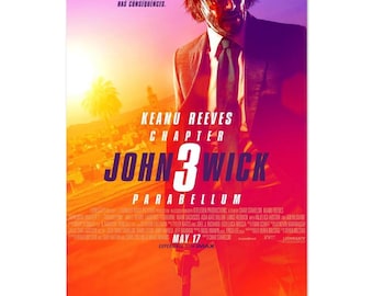 John Wick: Chapter 3 – Parabellum Classic Matte Paper Poster – Iconic Action Film Art