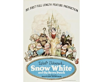 Snow White And The Seven Dwarfs (Original) / Premium Matte vertical poster