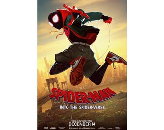 Spiderman Into The Spider-Verse / Premium Matte vertical poster