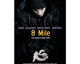 00s 8 Mile Eminem Movie Promo T-shirt. Vintage 2002 8 Mile Eminem
