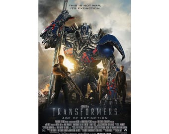 Transformers Age Of Extinction / Premium Matte vertical poster